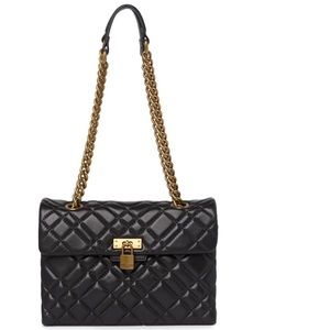Kurt Geiger Black Quilted Shoulder Bag